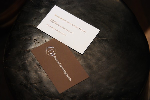 Commercial/Retail Developer stationery - Business Cards