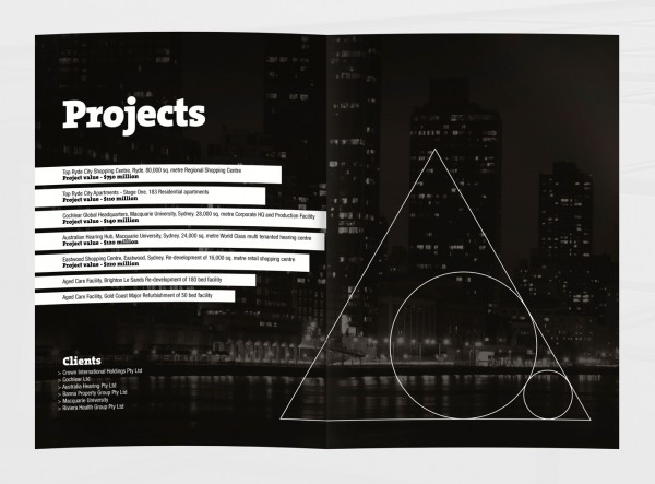 Double Page Spread in book for Commercial/Retail Developer