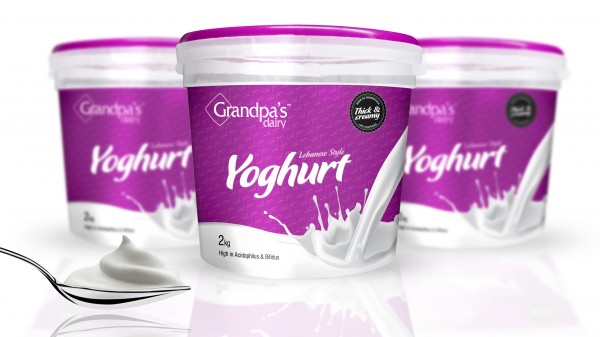 Dairy Packaging Design - Natural Yoghurt